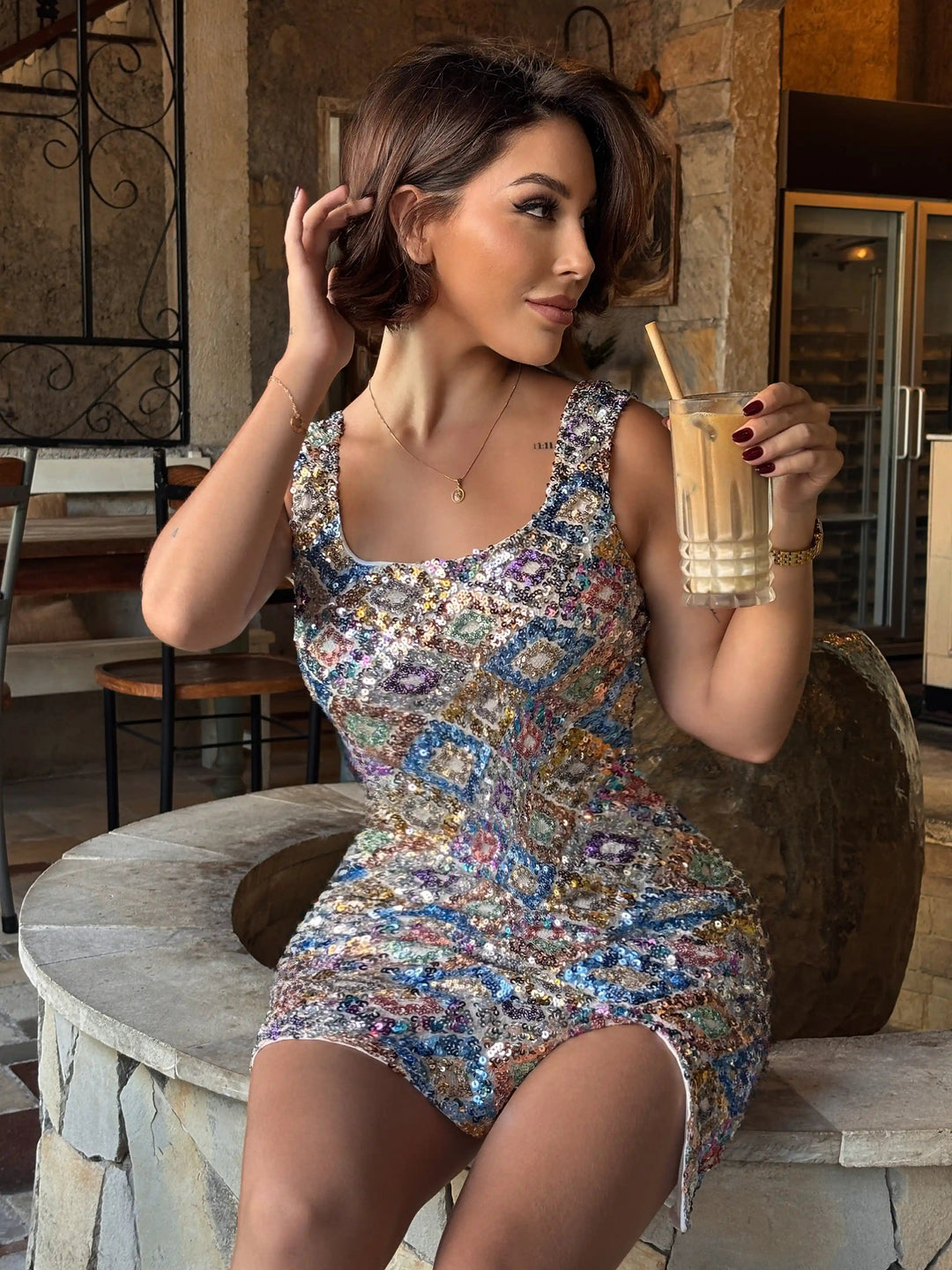 Marbella Mini Dress Kitty Activewear