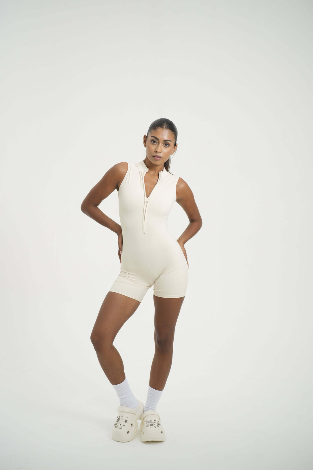 Sleeveless Sculpt One Piece - Kitty Activewear
