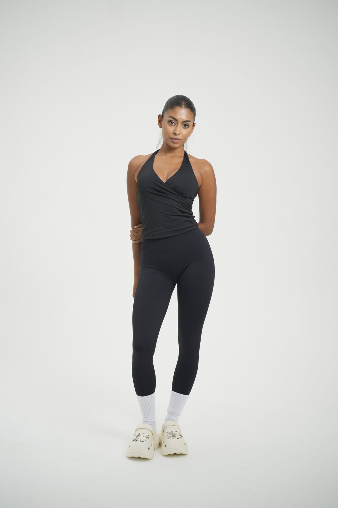 Cross Halter Tank - Kitty Activewear