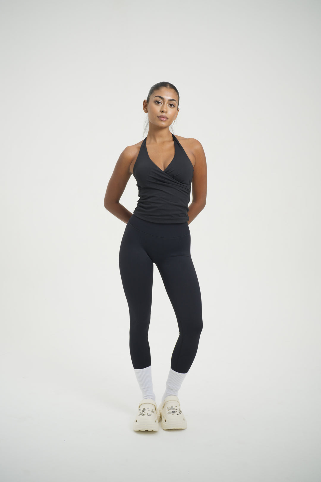 Cross Halter Tank - Kitty Activewear