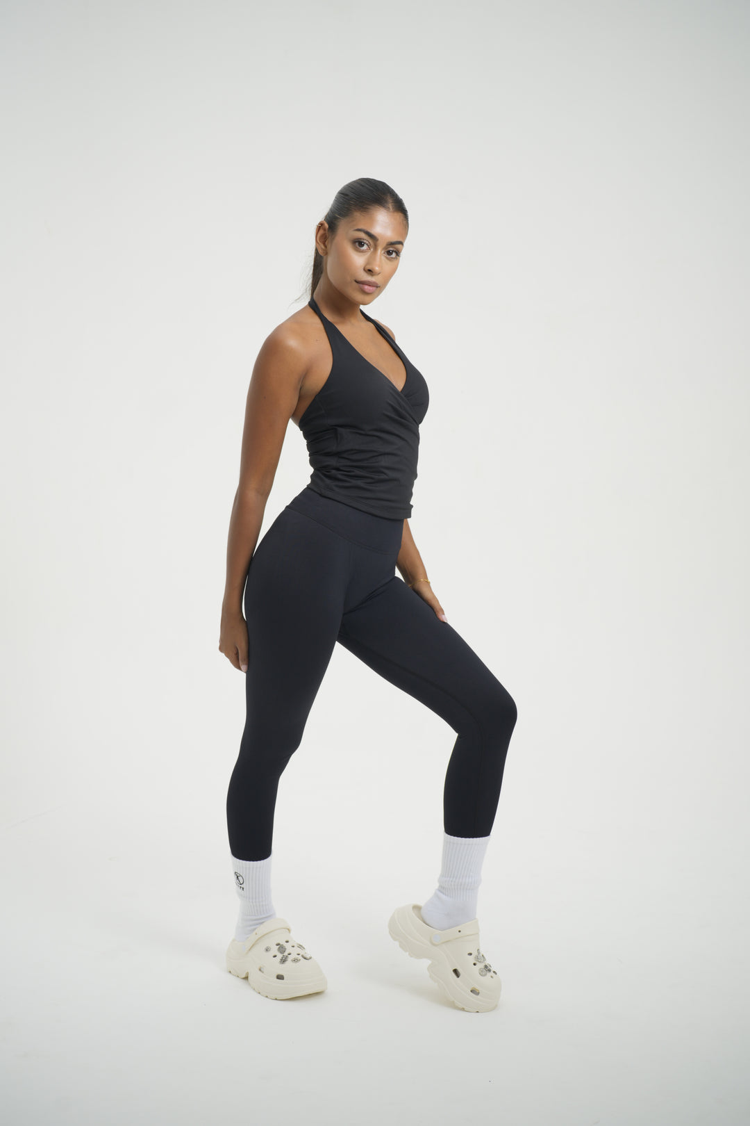Cross Halter Tank - Kitty Activewear