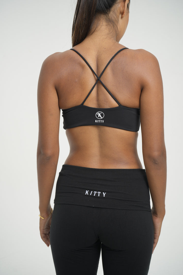 Fold Over Flare Pant - Kitty Activewear