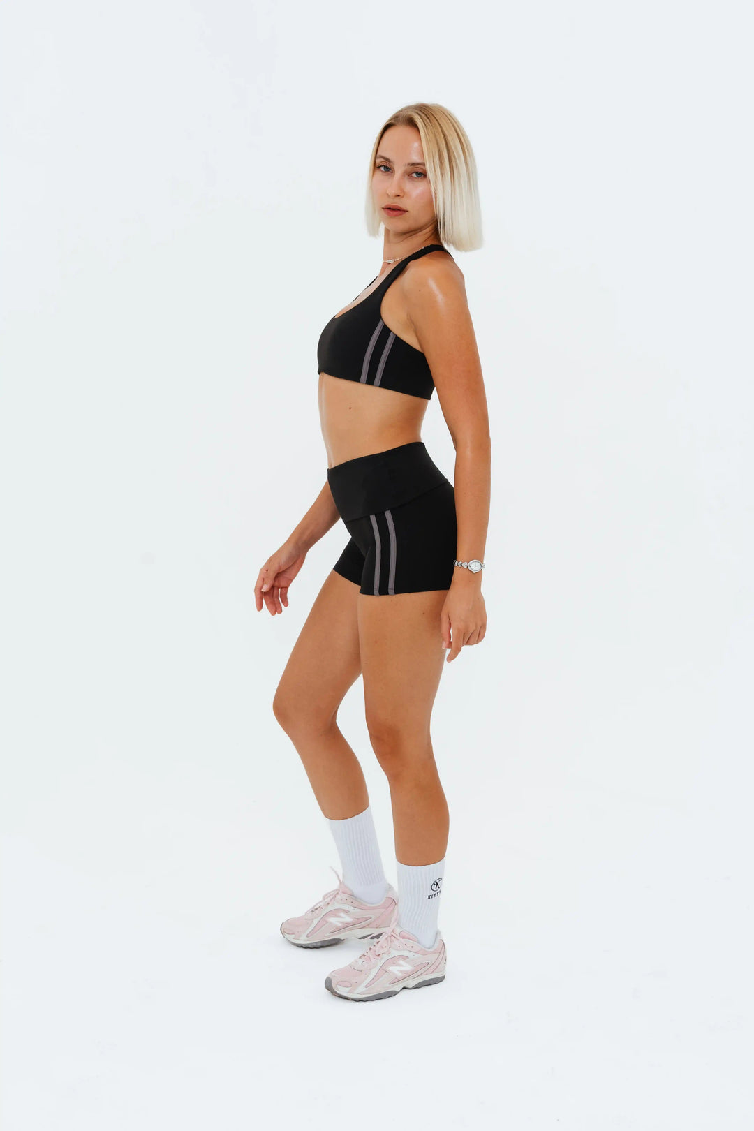 Contrast Foldover Short Kitty Activewear
