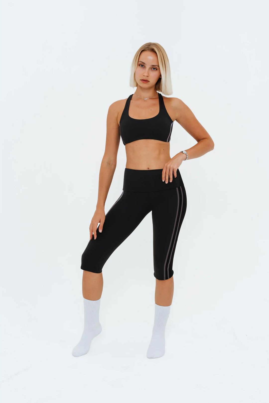 Contrast Foldover Short Kitty Activewear