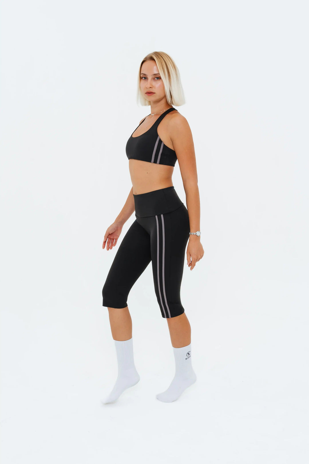 Contrast Foldover Short Kitty Activewear