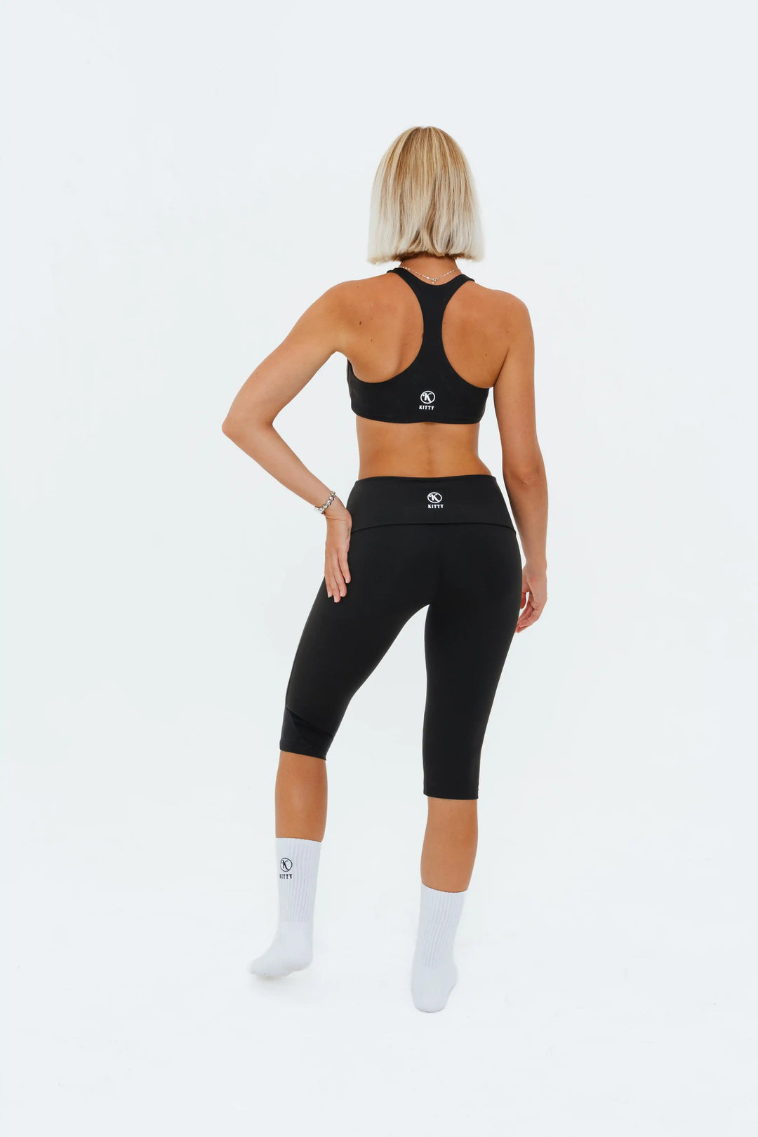 Contrast Foldover Short Kitty Activewear