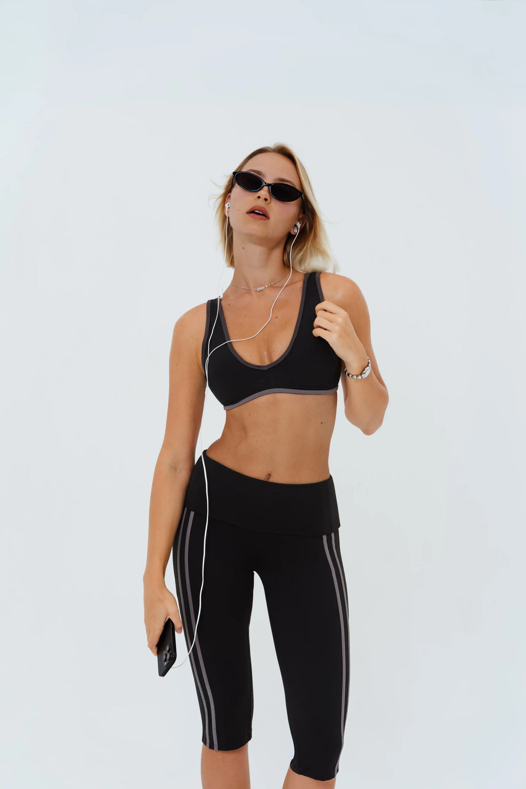 Contrast Foldover Short Kitty Activewear
