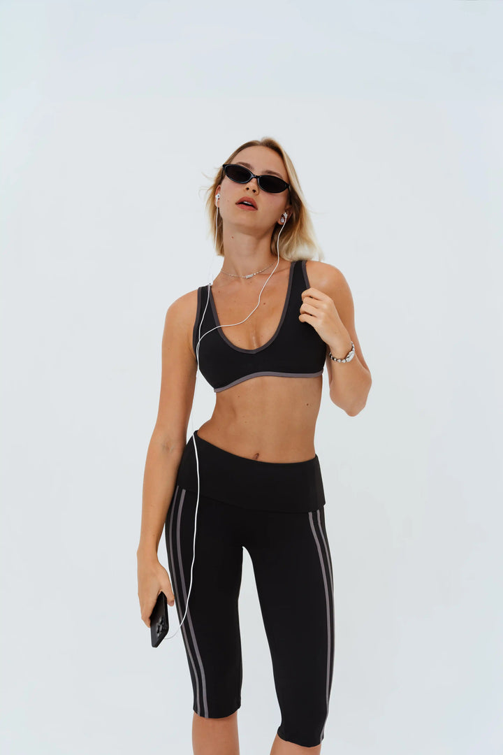 Contrast Foldover Short Kitty Activewear