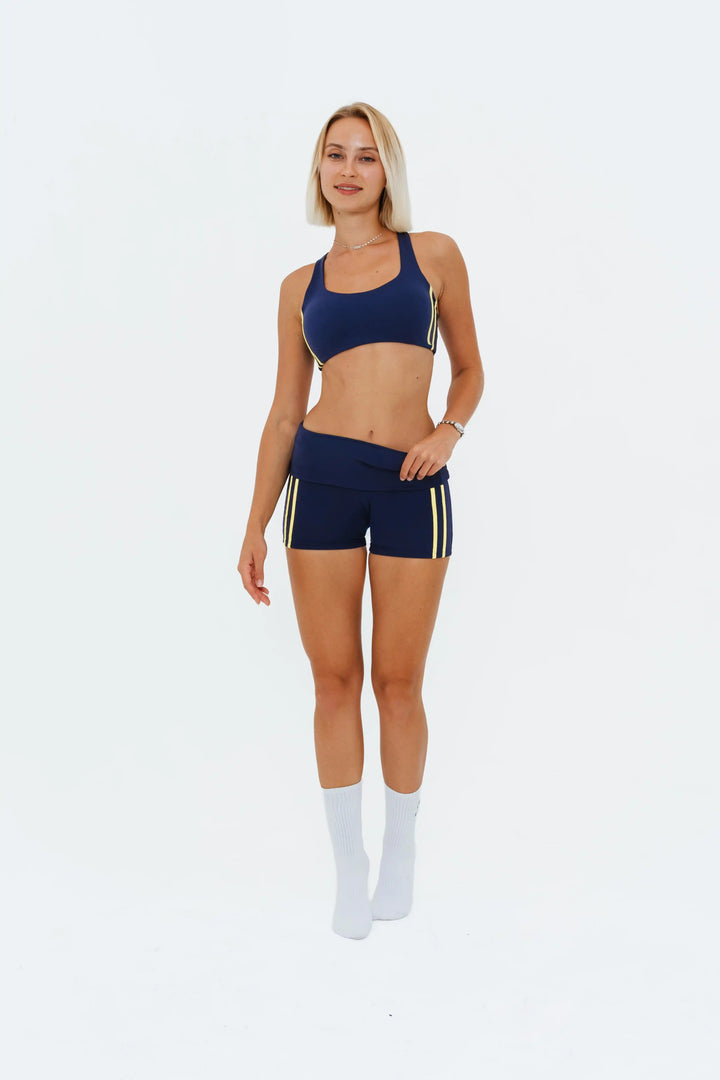Contrast Foldover Short Kitty Activewear