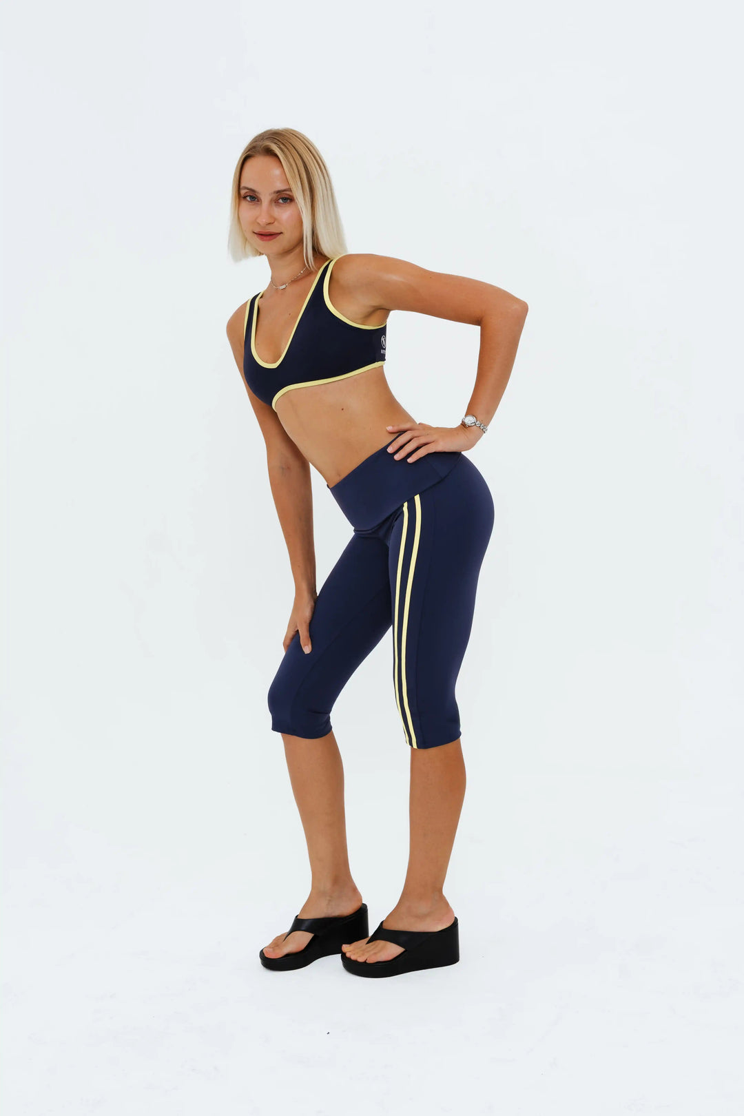 Contrast Racer Bra Kitty Activewear