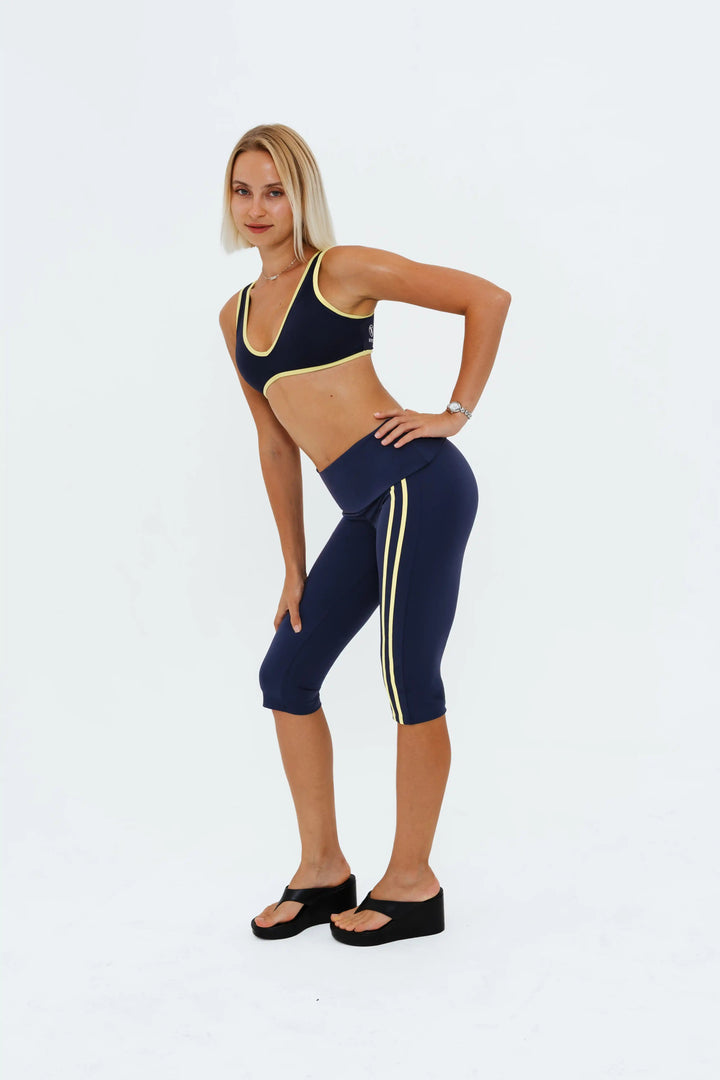 Contrast Racer Bra Kitty Activewear