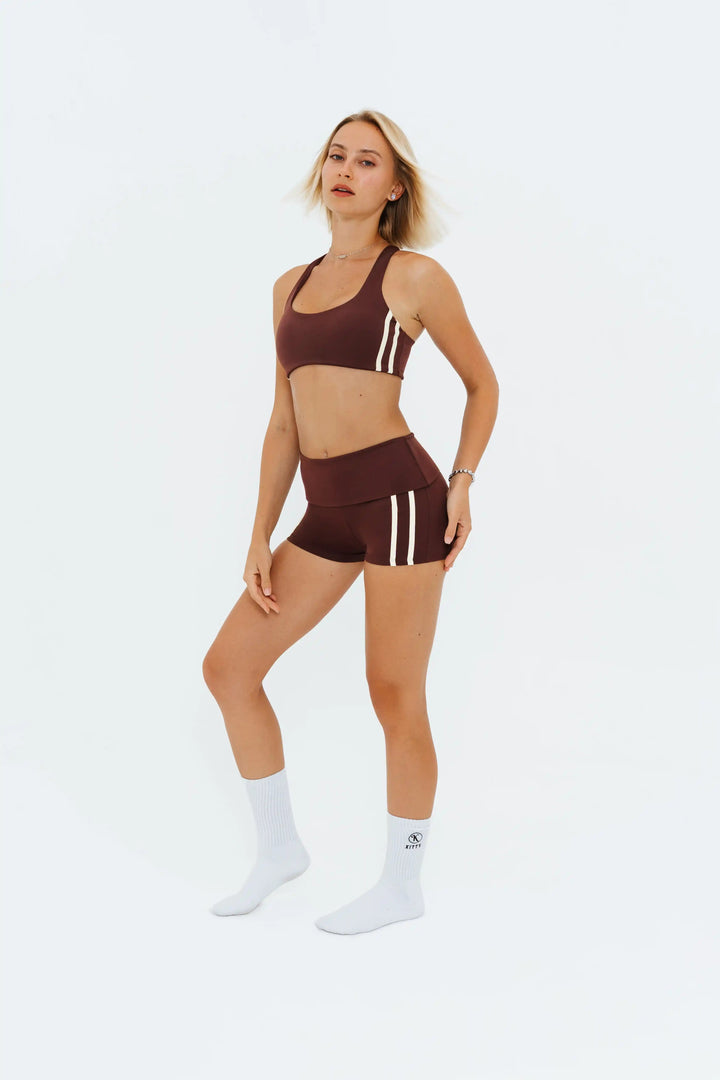Contrast Foldover Short Kitty Activewear