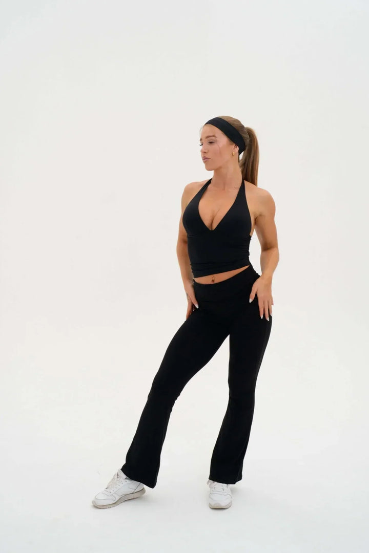 Ayla Halter Tank - Kitty Activewear